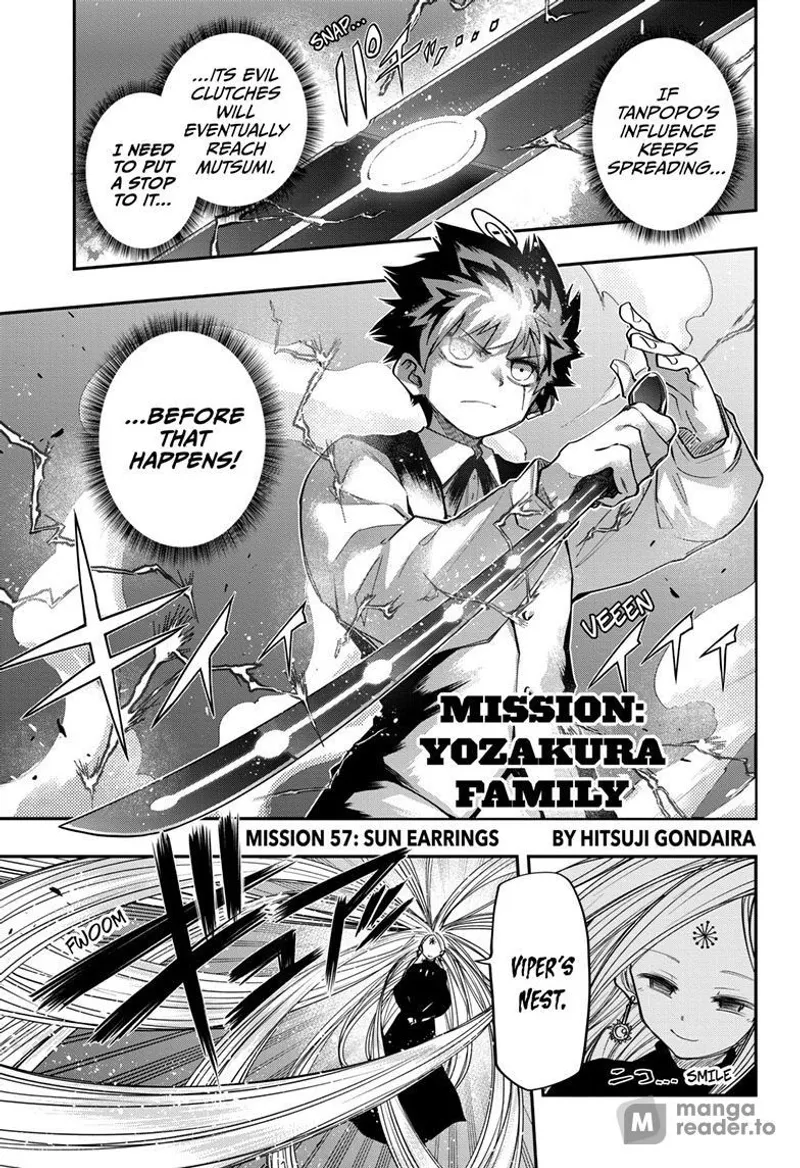 Page 1 of Chapter 57: Chapter 57: Family Dynamics and Spy Training