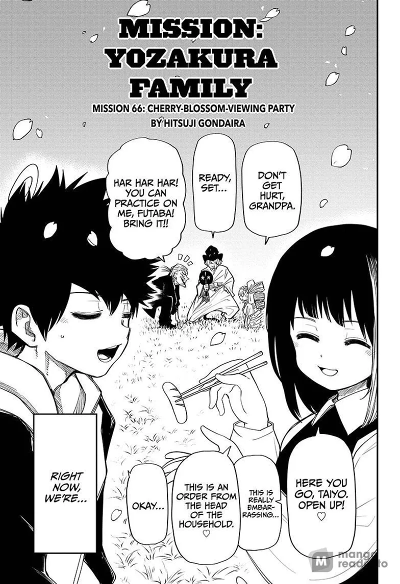 Page 1 of Chapter 66: Chapter 66: Yozakura Family's Teamwork